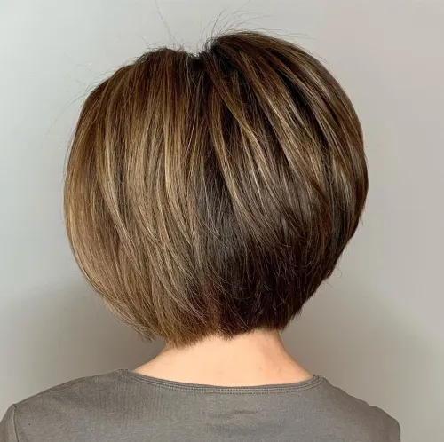 Subtle Stacked Bob